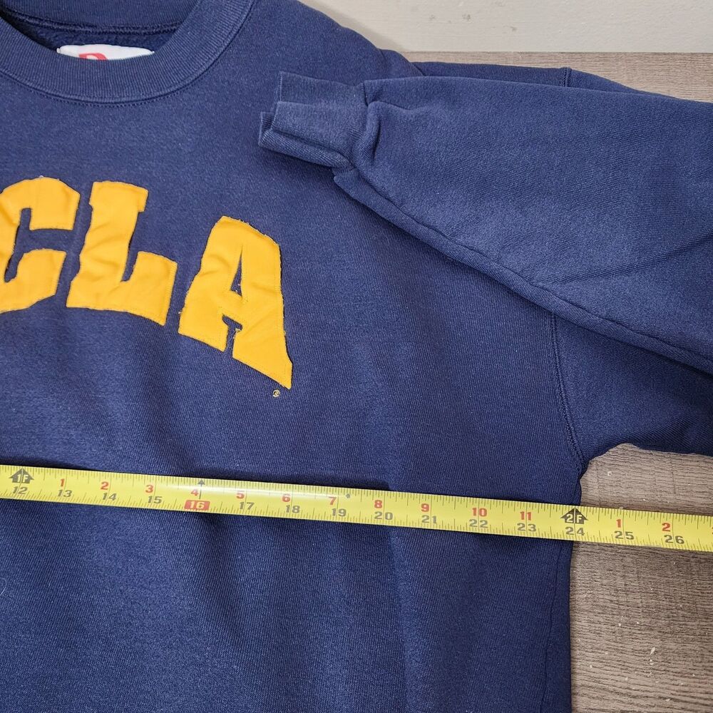 Vintage 90s UCLA Bruins Sweatshirt Mens XL USA Made Spellout Logo - Picture 6 of 8